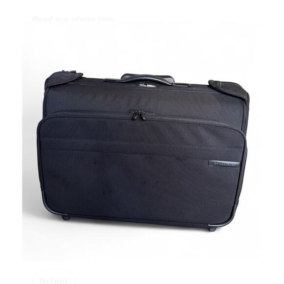 Briggs & Riley Baseline Deluxe Wardrobe Spinner Garment Bag Suitcase VGC U-374 - Picture 2 of 10